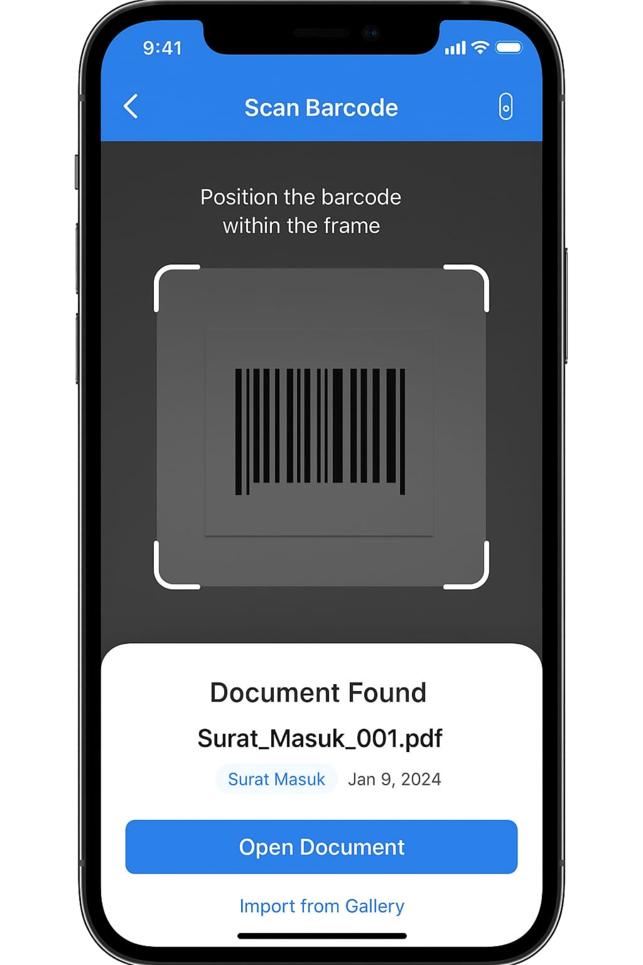 Scan Barcode